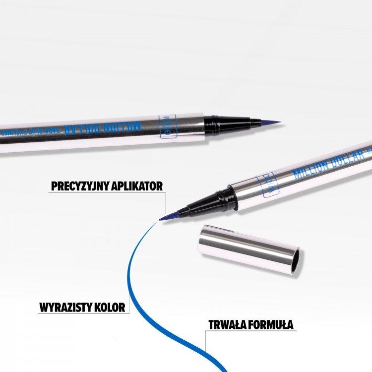 Million Dollar Eyeliner blue and brown