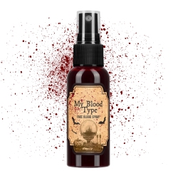 My Blood Type fake blood spray